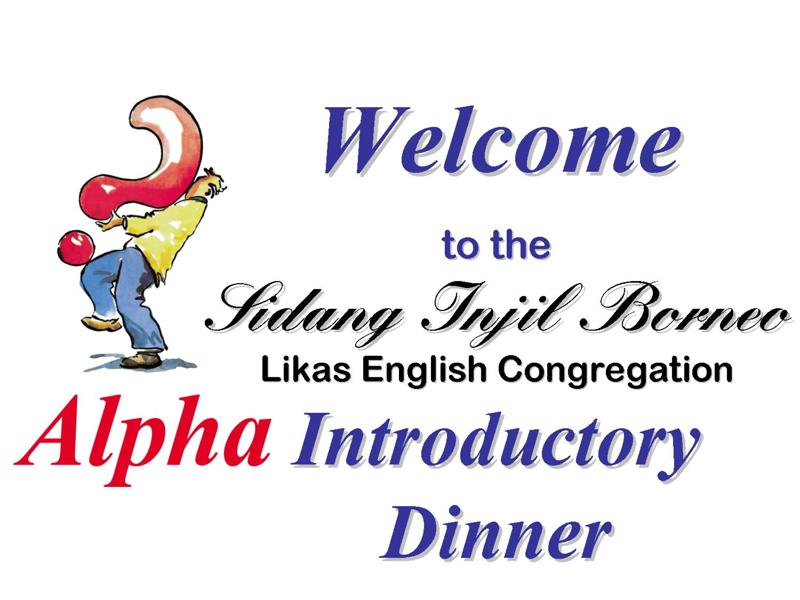 Alpha Introductory Dinner